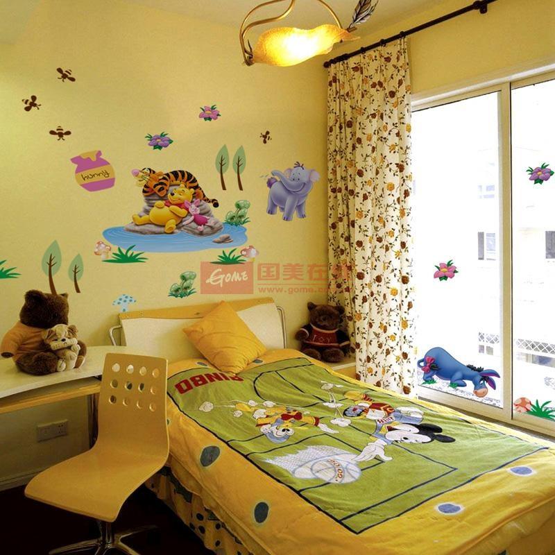 儿童房床头背景
