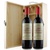 有家红酒 法国原瓶进口红酒 2010卡莱斯干红葡萄酒双木盒 750ml*2