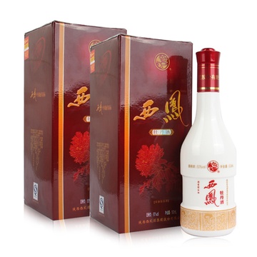 【西凤】50度西凤牡丹酒(红) 500ml【价格 行情