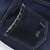 古由卡2013春季新款长牛仔裤韩版修身个性针缝线装饰男装牛仔长裤1309(深蓝 29)第5张高清大图