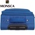 摩斯卡 防水牛津布 万向轮 20寸 旅行行李拉杆箱可登机 带海关锁 MSC003(蓝色 24寸)第4张高清大图
