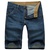 牛仔短裤 牛仔布柔软弹力五分裤125205002(蓝色 29)
