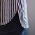 2013秋装新款女装韩版修身显瘦条纹印花长袖翻领女式衬衫(图片色 M)第3张高清大图