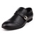麦高皮鞋 正品休闲 绅士男鞋 新款商务正装皮鞋 9695-3(黑色 38)