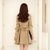 苏醒的乐园 2013秋装新款 韩版女装淑女显瘦风衣外套FY166(驼色 S)第2张高清大图