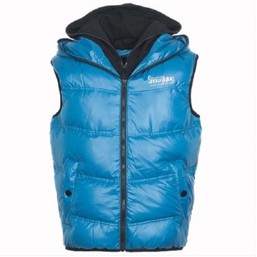 雪中飞羽绒服 <em>男连衣</em>暖体双帽<em>马甲</em> X1201001