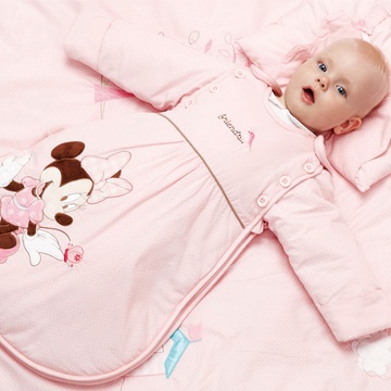 迪士尼宝宝 秋冬睡袋 新生儿0-6个月宝宝专属睡
