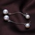 银生珍珠 【双儿】6-7mm 正圆强光 天然淡水珍珠耳环耳钉 正品第5张高清大图