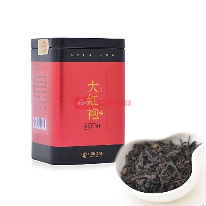 天方茶叶 岩茶一级大红袍茶50g听装【图片 价格 品牌