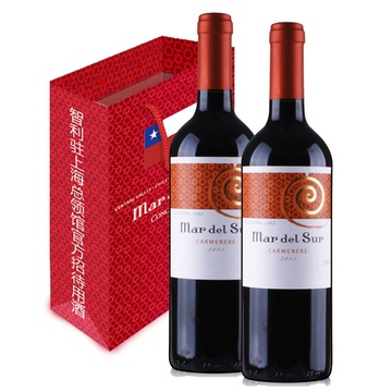 红酒客 智利原装 火地岛长相思白葡萄酒750ML