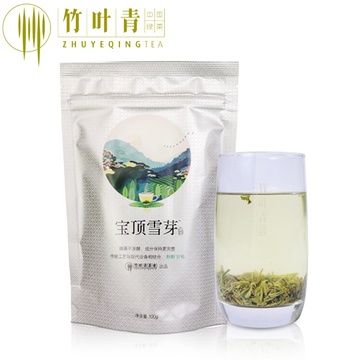 竹叶青宝顶雪芽峨眉山高山茶叶特级怡情100g2春茶新茶绿茶4309