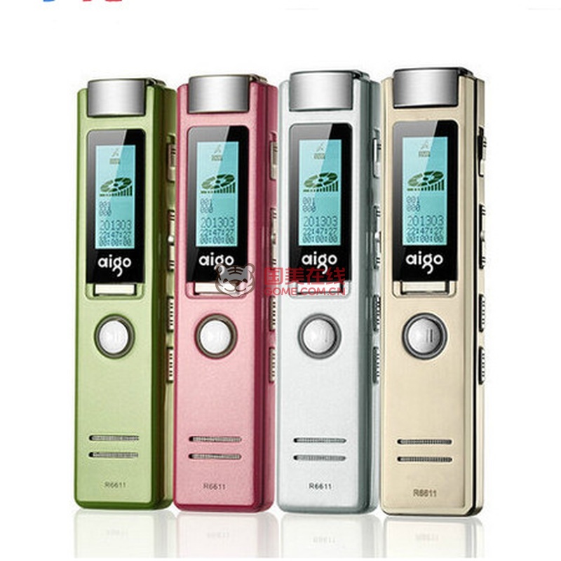 【爱国者6611录音笔粉色】爱国者aigo录音笔