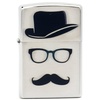 芝宝Zippo打火机 绅士装饰三件套之帽子- 眼镜-胡须28648 2014新款