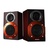 山水（Sansui）82A-U版 8吋超大低音扬声器 震撼音质 HIFI品质红色木纹第2张高清大图