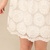 莉菲姿 春装新款女装刺绣欧根纱修身无袖背心蕾丝连衣裙子(白色 XL【清货】)第3张高清大图