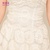 莉菲姿 春装新款女装刺绣欧根纱修身无袖背心蕾丝连衣裙子(白色 XL【清货】)第4张高清大图