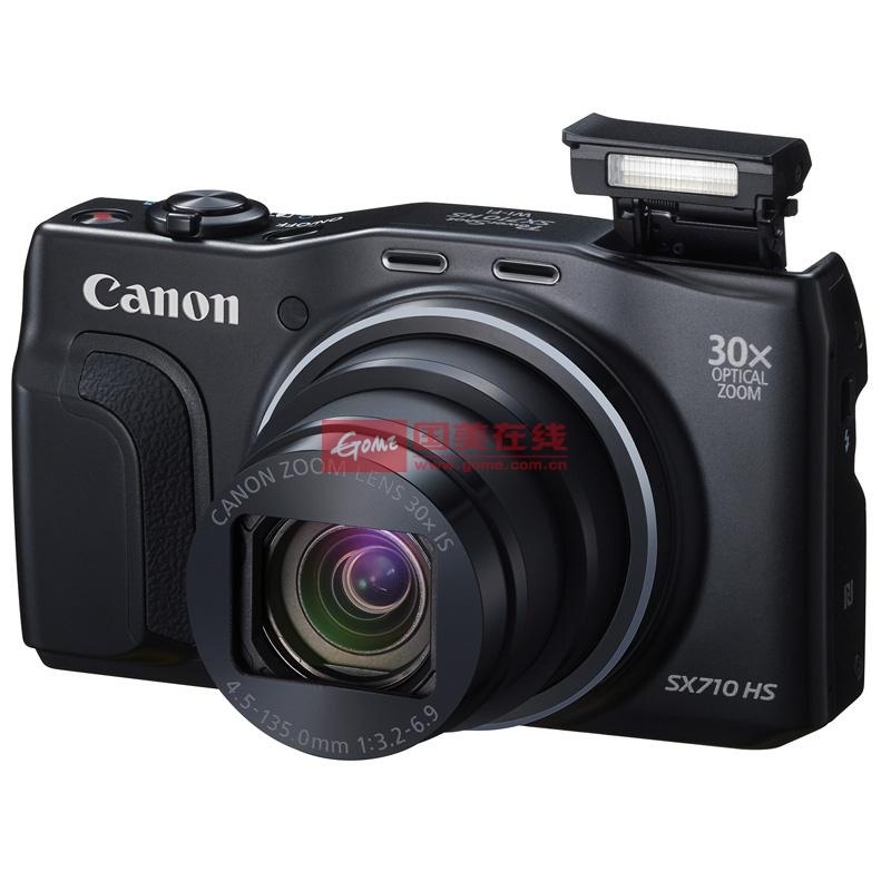 佳能canonpowershotsx710hs数码相机黑色官方标配