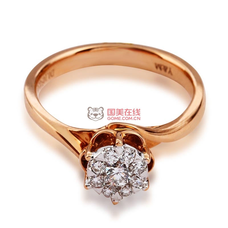 金au750钻石戒指价格,金au750钻石 多边金都18k金浪漫的爱钻石戒指 女 13#【图片 价格 品牌 报价】-真