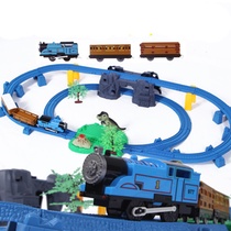 大型电动托马斯仿真小火车头套装高铁轨道车儿童玩具汽车男孩男童 (43件套精装版)