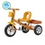 可喜里三轮车 充气轮小孩车车 宝宝三轮脚踏车 幼儿车 运动型多功能手推车(土豪金)第2张高清大图