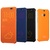 艾美克（IMAK）HTC One 2 M8 M8x One+ 手机套 手机壳 保护套 手机壳 皮套 翻盖皮套   (橙色-智能皮套)第3张高清大图