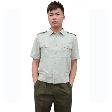 99陆夹克衬衣短袖99长袖夏服衬衣男士夏季学生军训衬衣(其他 170)