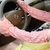 韩版夏季长款女式开车防紫外线蕾丝袖套 双层防晒护袖（复合全蕾丝款）第2张高清大图