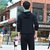 2015运动套装男春秋休闲卫衣套装男士运动服韩版运动衣长袖开衫潮(黑色 男款L)第4张高清大图
