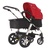 Pouch高景观婴儿推车 可躺可坐婴儿车 轻便宝宝推车(P68至尊版红色 P68至尊版红色)第3张高清大图