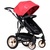 Pouch高景观婴儿推车 可躺可坐婴儿车 轻便宝宝推车(P68至尊版红色 P68至尊版红色)第4张高清大图