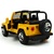 仿真合金越野车模 1：32吉普车 儿童回力玩具车 灯光音乐汽车模型(黄色)第4张高清大图