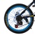 上海凤凰自行车山地车20寸 24寸21速双碟刹减震男女款儿童自行车 学生车(红蓝色+车包+车锁+挡泥板 20寸)第4张高清大图