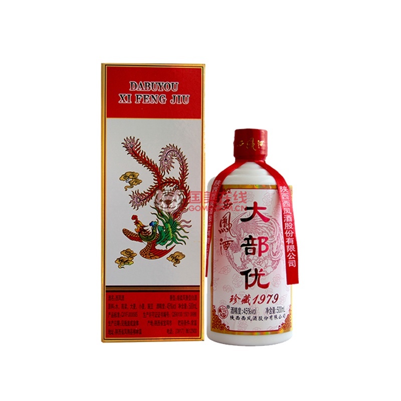45度 绵柔凤香型西凤酒 大部优(500ml*6)