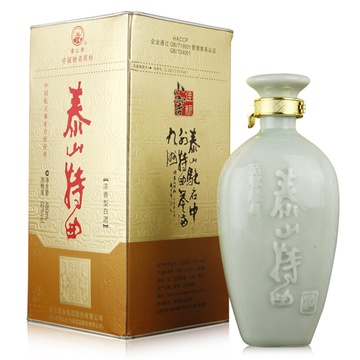 52度 泰山特曲经典 浓香型白酒 盒装480ml