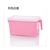 百易特 0023 可叠加厨房密封罐 带手柄冰箱橱柜带盖储物箱米桶(粉色白盖）（FK2110）第2张高清大图