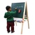 包邮大号木制双面磁性画板可升降画架支架式写字绘画黑板玩具礼物 EX10162(高53.2-64.2CM可升降)第5张高清大图