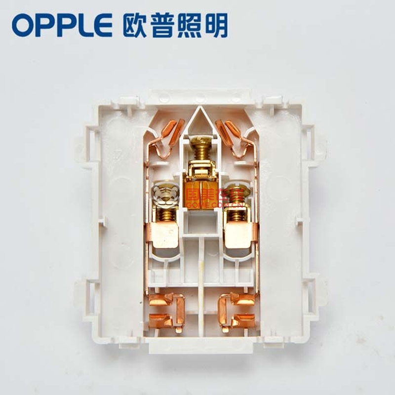 欧普照明 开关插座 五孔一开电源开关插座_接线图分享