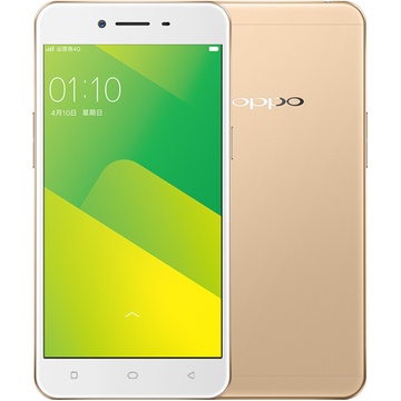 送低音炮等 oppo a37m全网通5英寸大屏全新美颜手机oppo a37m(金色 全