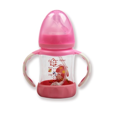 有贝(yoBB)感温防摔玻璃奶瓶150ML婴幼儿可