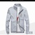 Adidasi阿迪达斯运动服男士三叶草休闲卫衣开衫长袖外套(灰色)第2张高清大图