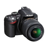 尼康（Nikon）D3200单反套机（黑色）（18-55mm）