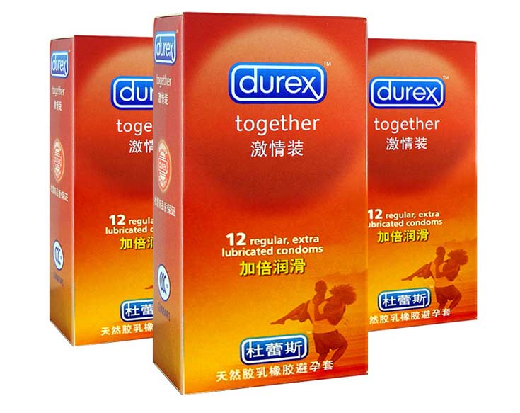杜蕾斯(durex)激情安全套(12*3盒)