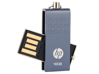 惠普（HP）V115W U盘（灰色）（16GB/旋转设计）
