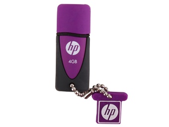 惠普（HP）V245L U盘（紫色）（4GB/环保矽胶）