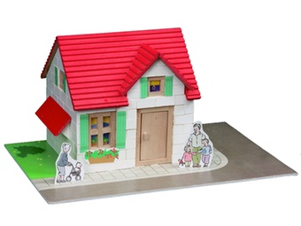 布瑞克多（Brickadoo）BK20914儿童益智DIY石膏建筑德国之家玩具