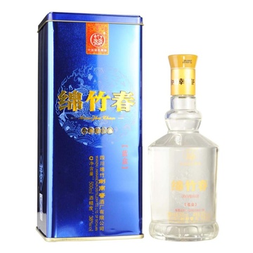 38绵竹春蓝盒500ml