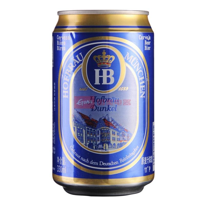 【其他hb皇家啤酒】莱州hb皇家黑啤易拉罐330ml图片展示-国美在线酒仙