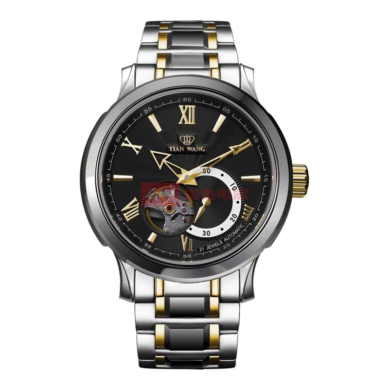 国产品牌表天王表tianwang轮时代系列自动镂空机械男表gs5590t返回