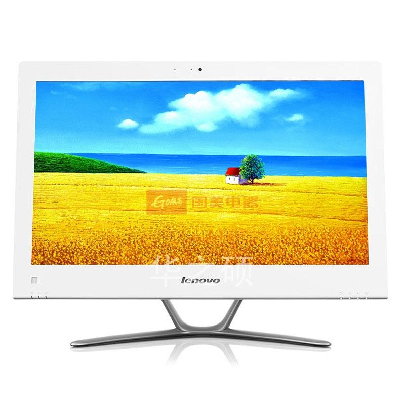 【联想c445一体机珍珠白】联想 c445-飞悦型 双核e450/4g/500g/21.