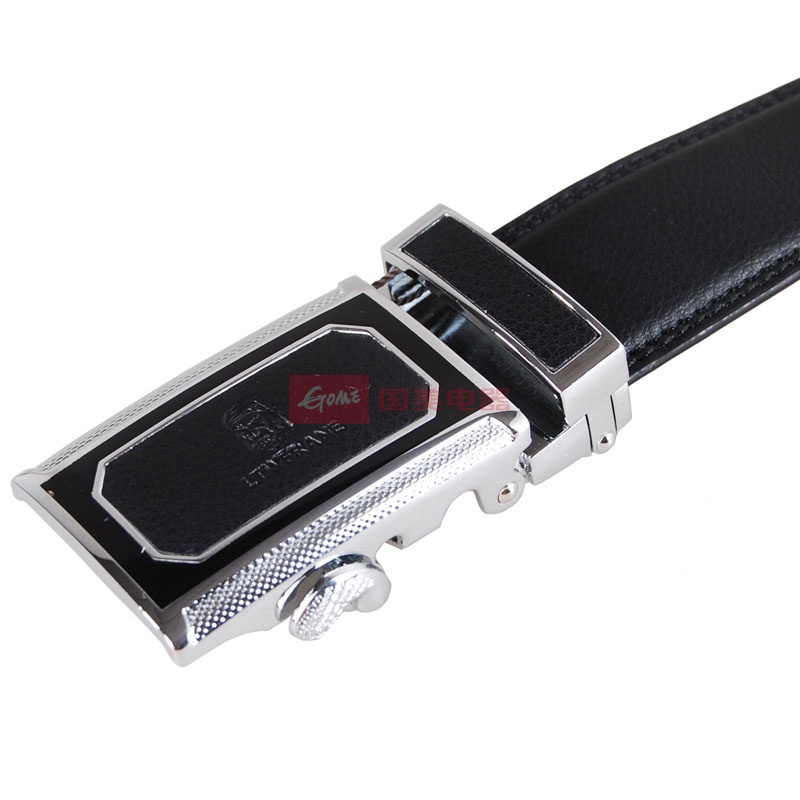ltwfrane法国老人头牛皮男士腰带商务休闲自动扣皮带1904a1538黑